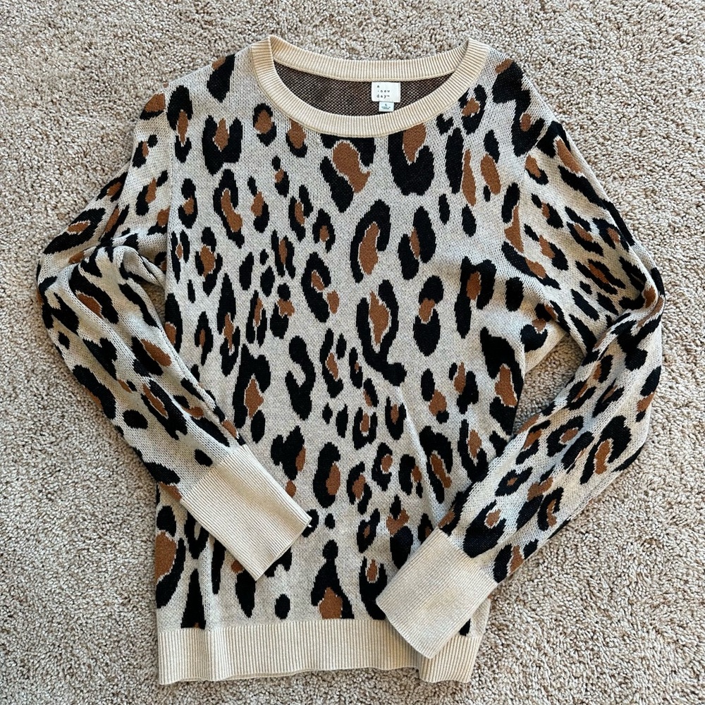 Leopard sweater